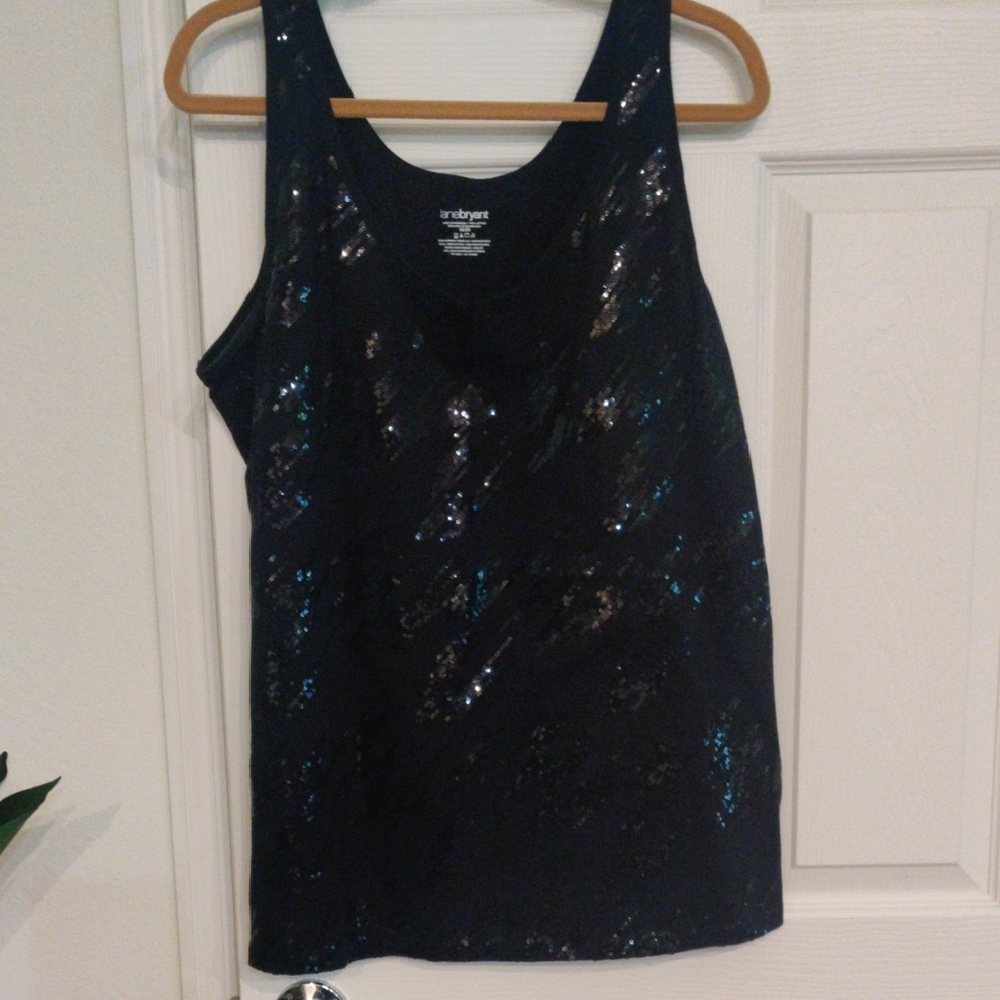Lane Bryant Midnight Sequin Camisole